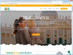 Fabrika Sajtova - profesionalna izrada sajtova - naš sajt Kids Tours of Rome