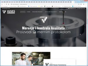 Fabrika Sajtova - profesionalna izrada sajtova - naš sajt VUVES DOO